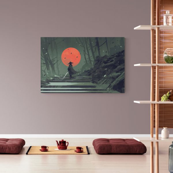Samuraj, canvas slika