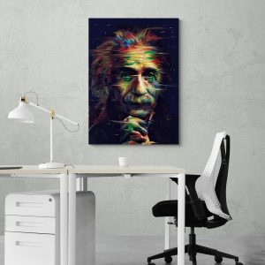 Albert Einstein, FullCollor Ilustracija